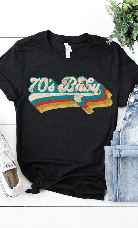 Retro 70's Baby Graphic Tee