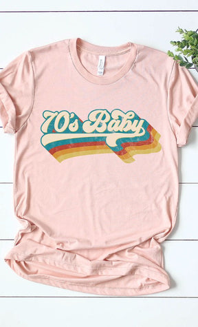 Retro 70's Baby Graphic Tee