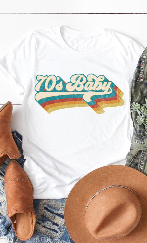 Retro 70's Baby Graphic Tee