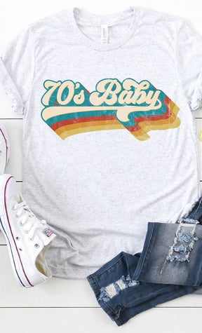 Retro 70's Baby Graphic Tee