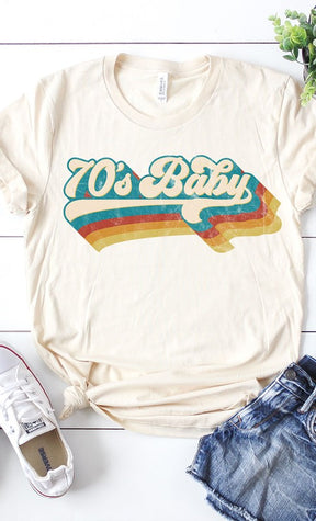 Retro 70's Baby Graphic Tee