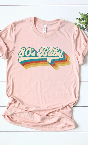 Retro 80's Baby Graphic Tee