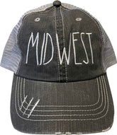 Midwest Rae Dunn Inspired Embroidered Trucker Hat