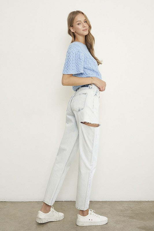 HIGH RISE LOOSE JEANS