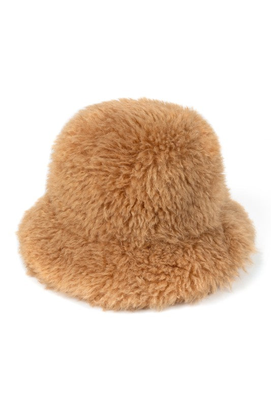 CC Faux Fur Bucket Hat