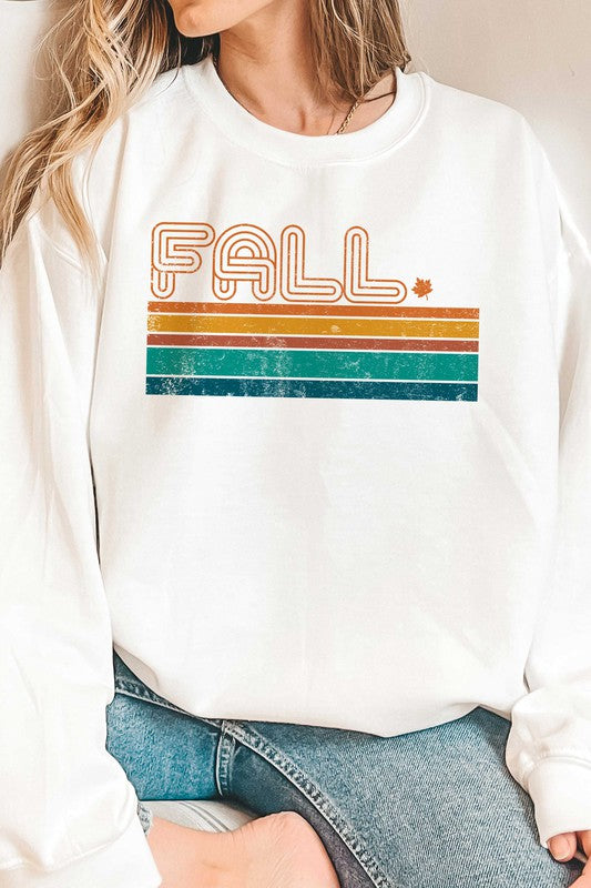 RETRO FALL GRAPHIC SWEATSHIRT