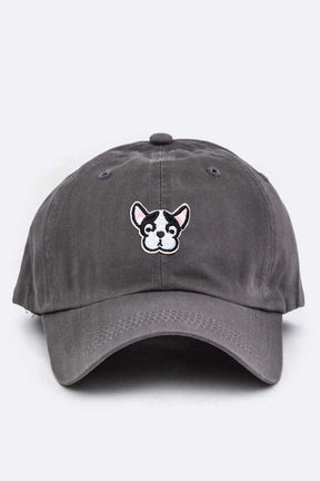 French Bulldog Patch Cotton Cap