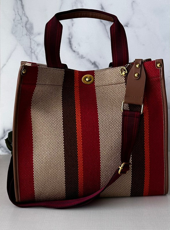 Small Stripe Tote