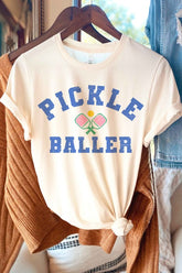 PICKLE BALLER GRAPHIC TEE