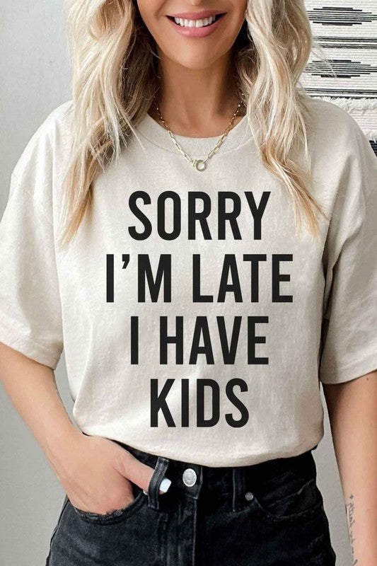 SORRY IM LATE GRAPHIC TEE / T-SHIRT