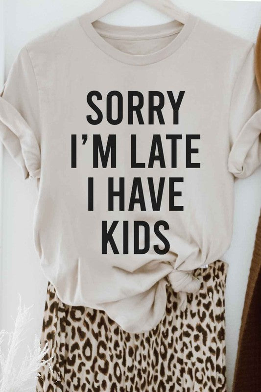 SORRY IM LATE GRAPHIC TEE / T-SHIRT