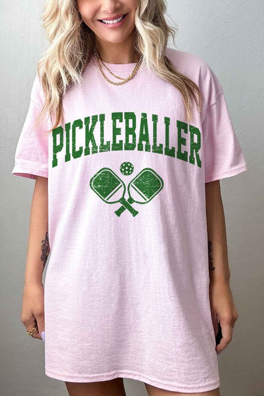 PICKLEBALLER OVERSIZED GRAPHIC TEE