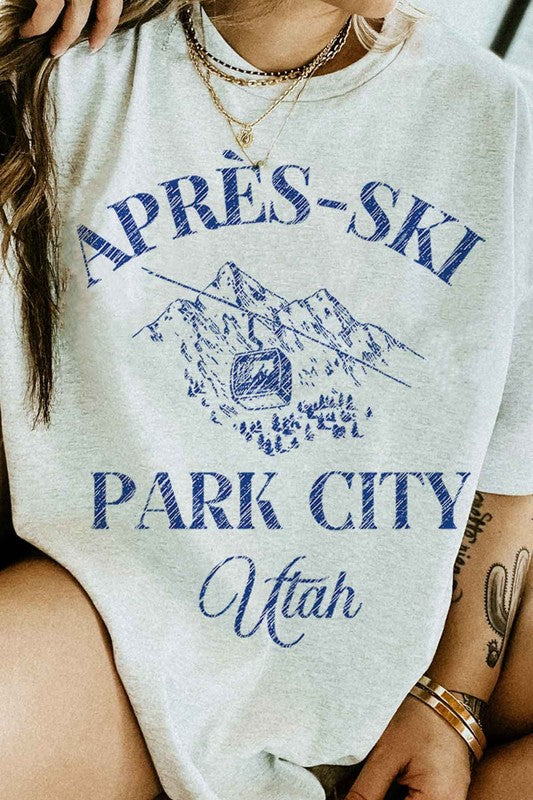 APRES SKI PARK CITY UTAH GRAPHIC TEE