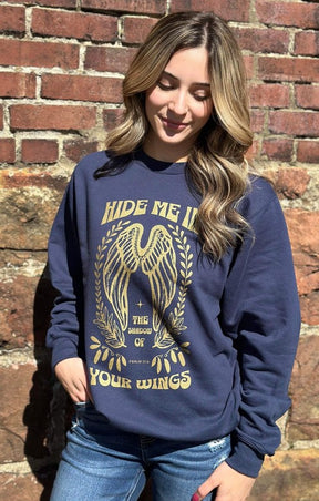 Hide Me In The Shadow Of Your Wings Sweatshirt