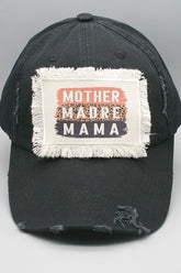 Mother's Day Mother Madre Mama Block Patch Hat