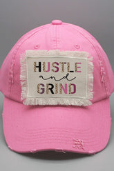 Leopard Hustle and Grind Patch Hat