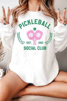 PICKLEBALL SOCIAL CLUB GRAPHIC SWEATSHIRT