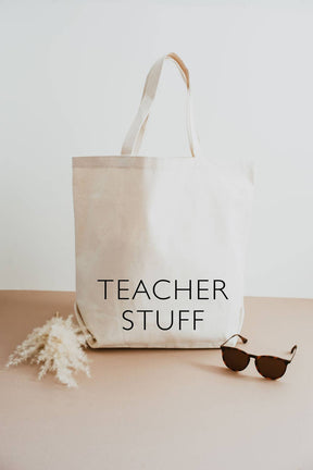 Teacher Stuff Tote Bag