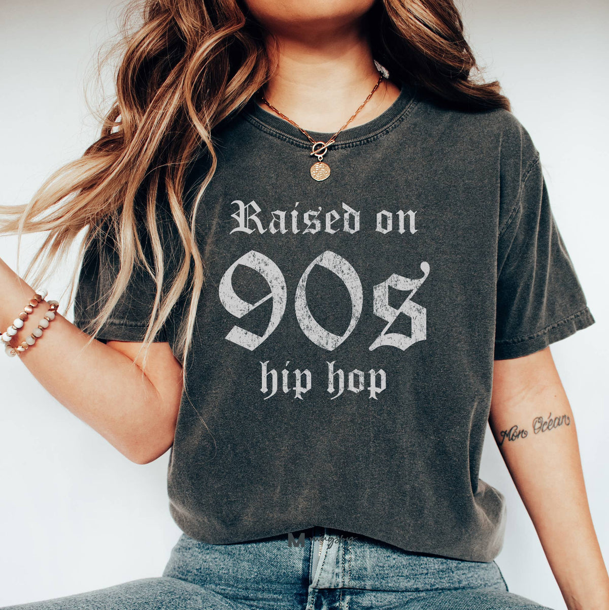 Raised on 90s Hip Hop Shirt: Medium