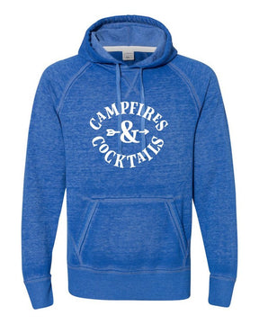 Campfires and Cocktails Vintage Hoodie