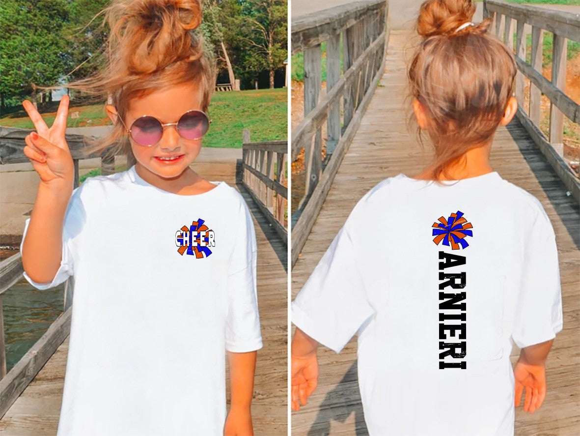 Personalize Kid's Cheer Shirt