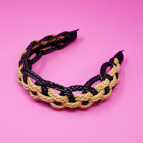 Vegan Leather Braided Headband