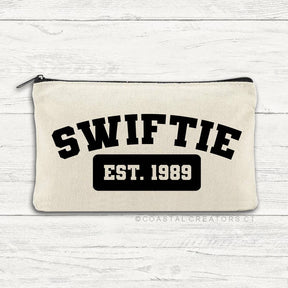 Taylor Inspired 1989 College Canvas Zipper Pouch (Packaged)