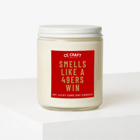 Smells Like a Custom Team Win Candle: White Driftwood / Large