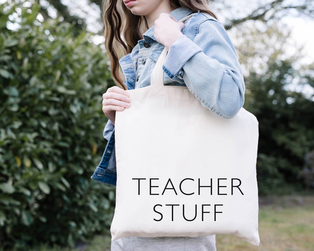 Teacher Stuff Tote Bag